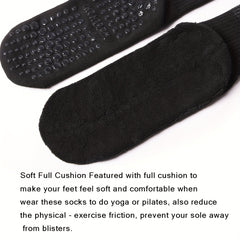 6 Pairs Women's Non-slip Yoga Pilates Socks Comfortable Breathable