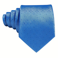 Men's Jacquard Tie & Cufflinks Set For Party Wedding Prom