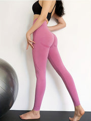 3 Pcs High Waist Elastic Yoga Leggings Tummy Control Sports Tights