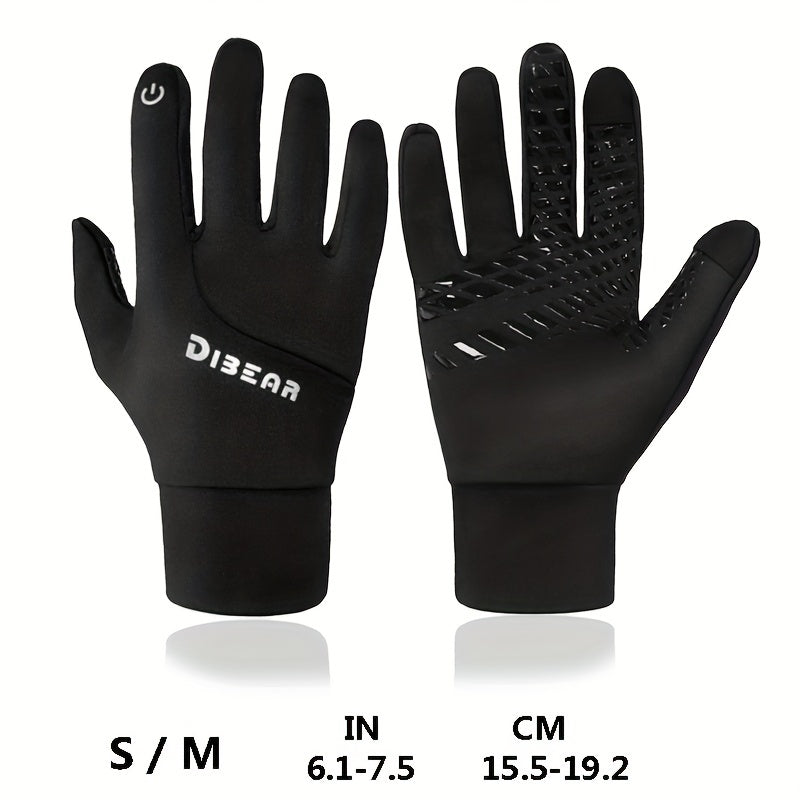 Touch Screen Outdoor Sports Gloves Full Finger Warm Keeping Fitness Gloves