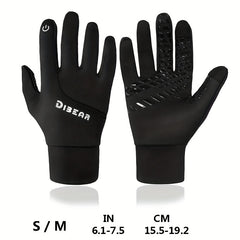 Touch Screen Outdoor Sports Gloves Full Finger Warm Keeping Fitness Gloves
