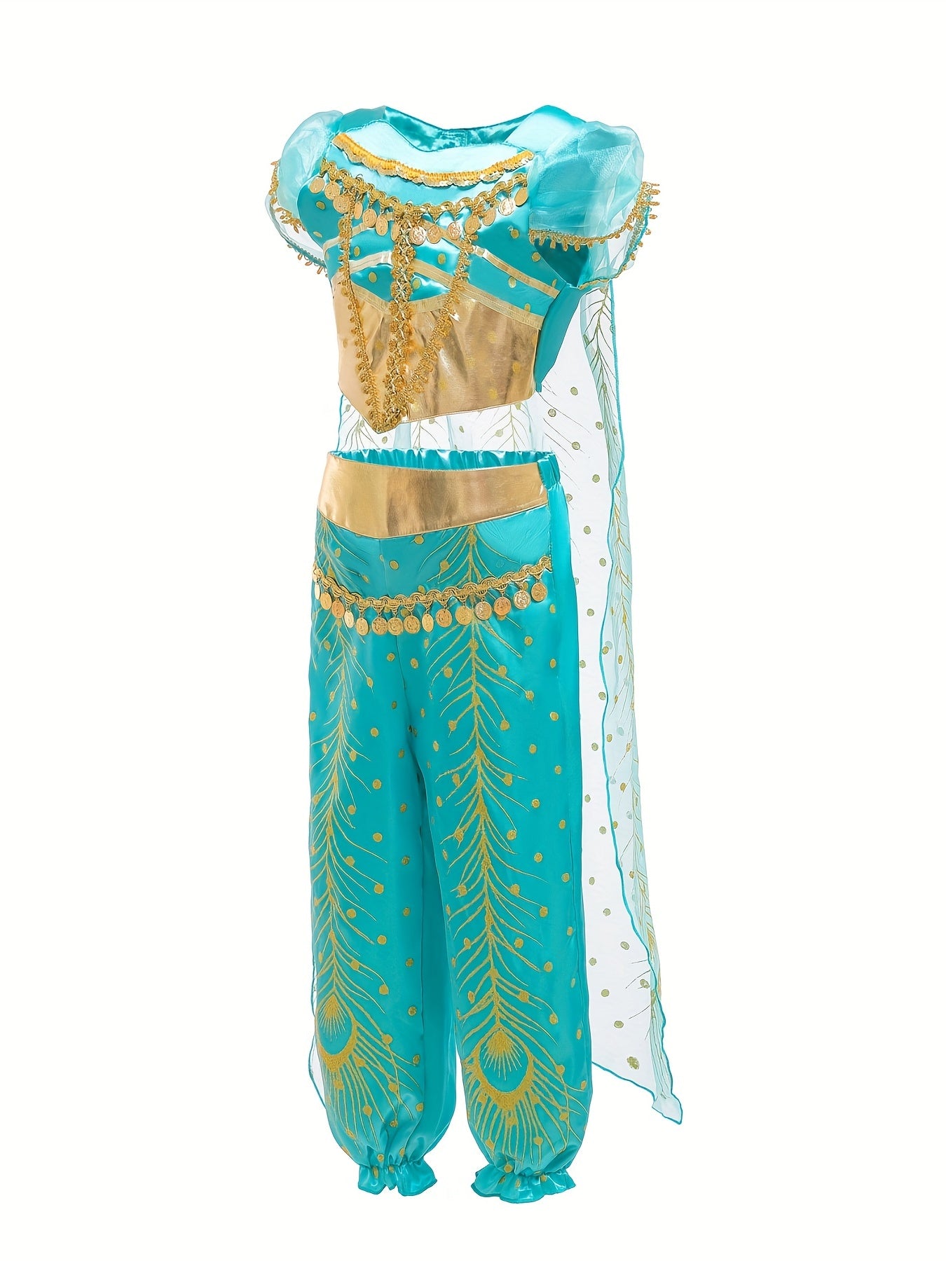 Girls Princess Top & Pants Drama Costume