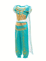 Girls Princess Top & Pants Drama Costume