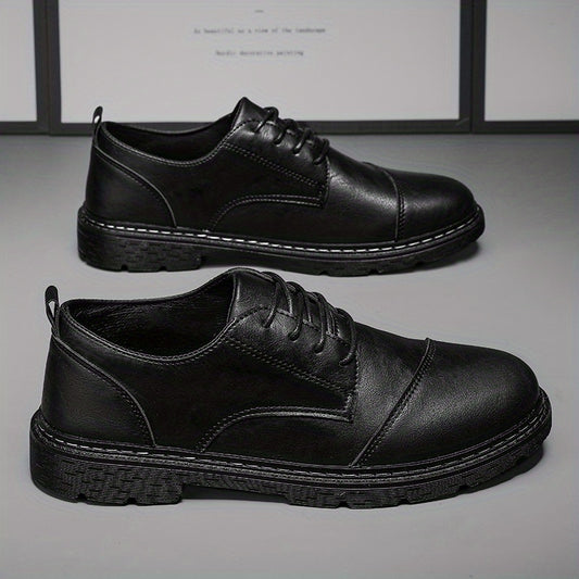 Men's Derby Shoes Lace up Front Dress Shoes For Men Business Formal Wedding