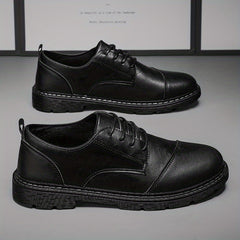 Men's Derby Shoes Lace up Front Dress Shoes For Men Business Formal Wedding