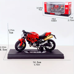 Handsome Racing Motorcycle Model Toy Cake Decoration for Boys