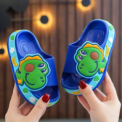 JIAGEYA Boys Cartoon Slides Slippers Lightweight Non Slip Comfy Open toe Shoes