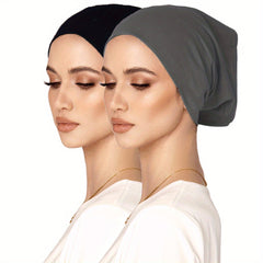 Breathable Pullover Hat Bandana Solid Headkerchief Sunscreen Cap Headband