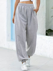 Women's High Waist Elastic Sweatpants