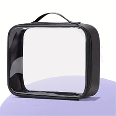 Clear PVC Cosmetic Bag Zipper Makeup Organizer Toiletry Travel Case
