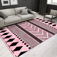 Moroccan Area Rug Soft & Anti Fatigue Machine Washable