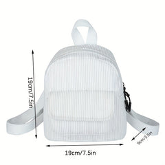 Girls Corduroy Travel Backpack Casual School Bag