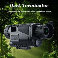 Night Vision Monocular 8x Digital Zoom w/ 32G Memory Card & Storage Bag