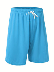 Men's Solid Sport Shorts Quick Dry Moisture Wicking