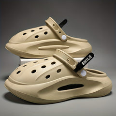 Men's Comfortable Platform Clogs Non Slip Garden Shoes Summer Sandals