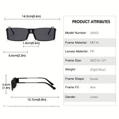 Men's Square Frame Sunglasses UV Protection Sunglasses