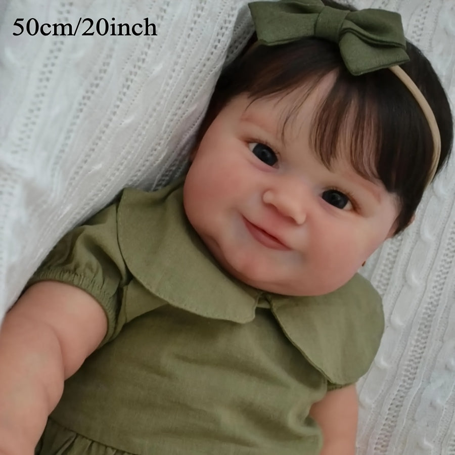 BZDOLL Reborn Youngsters Girl Doll in Light Beige with Vein Maddie Alive Bebe Pr