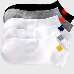 5 Pairs Women's Ankle Sports Socks Casual & Comfy Stockings