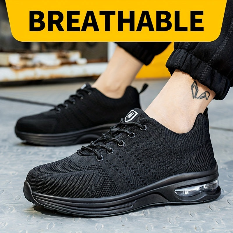 Men's Steel Toe Work Safety Shoes Non Slip