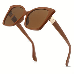 Oversized Cat Eye Sunglasses Gradient UV400 Sun Shades for Summer Beach