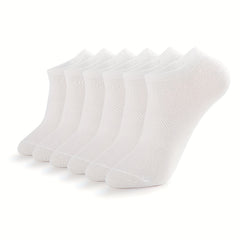 6 Pairs Women's Soft Lightweight Sports Ankle Socks