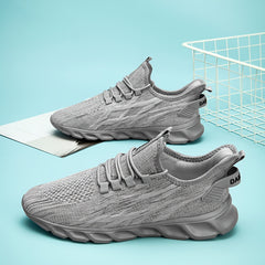 Breathable Lace Up Knitting Running Sports Shoes Casual Footwear