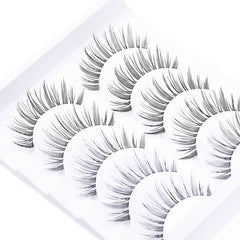 Natural Fluffy False Eyelashes Voluminous Wispy Lashes Extension Tool