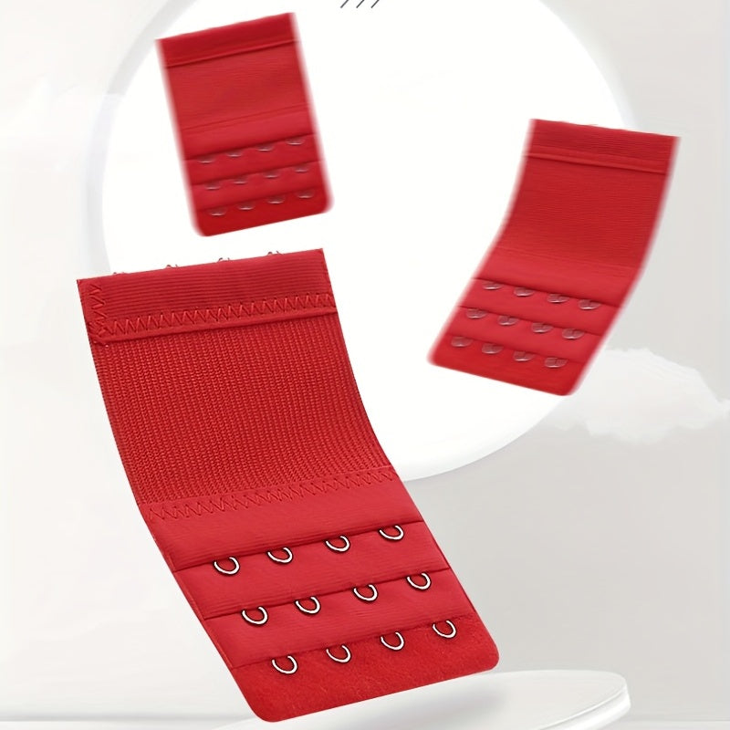 5pcs 4 Hooks Bra Strap Extenders Adjustable Bra Band Buckle Women's Accessories