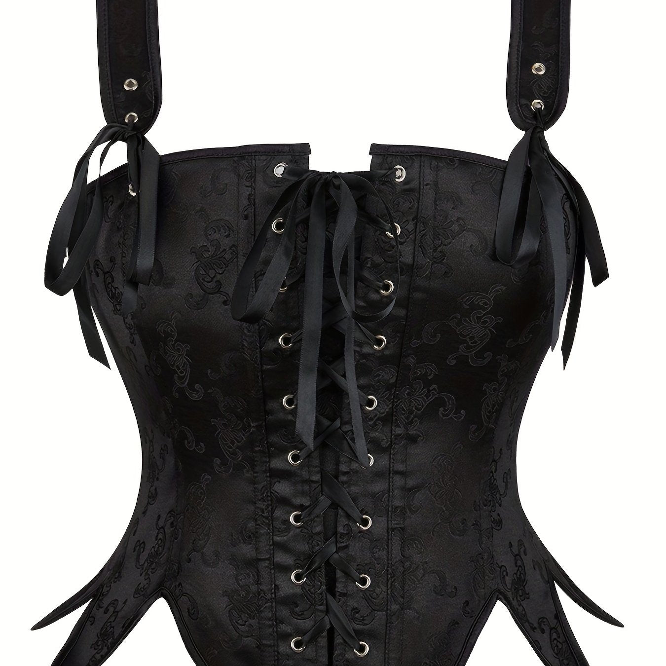 Waist Shaping Tied Shapewear Bustiers Gothic Corset Tank Top