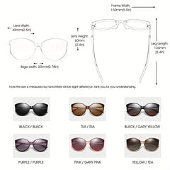 Women's Rhinestone Cat Eye Driving Sunglasses UV400