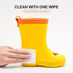 Girl's Animals Pattern Rain Boots Non Slip Waterproof Shoes