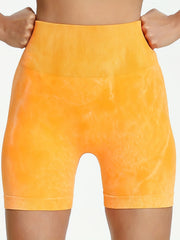 Dye Yoga Shorts Summer Running Sports Women's Activewear