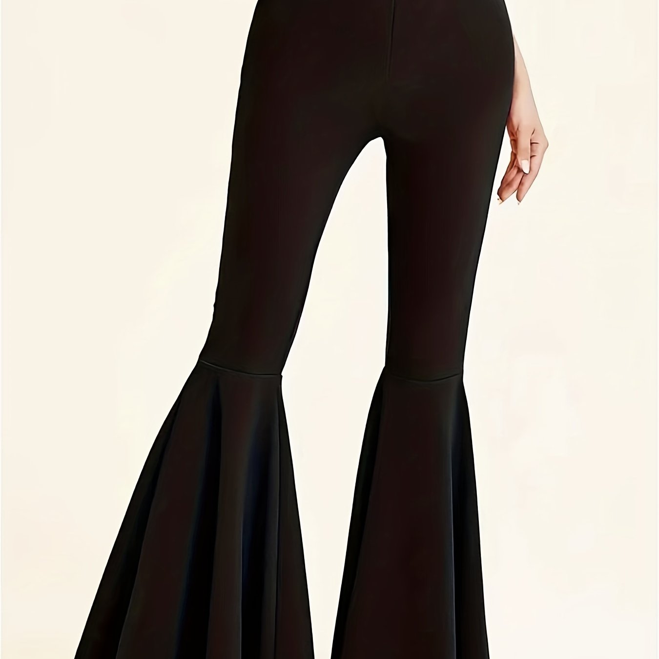 Women's Bootcut Yoga Pants Flared Leggings Solid Wide Leg Sports Activewear