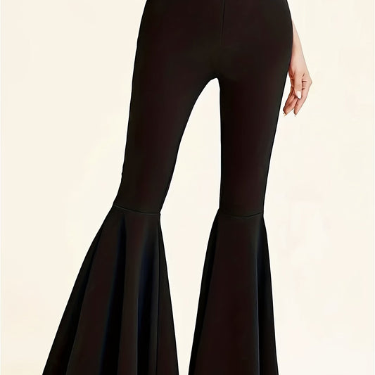 Women's Bootcut Yoga Pants Flared Leggings Solid Wide Leg Sports Activewear