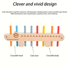 Crocodile & Fish Bone Matching Puzzle Toy