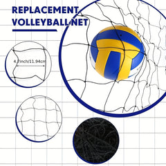 Foldable Volleyball Net with Handbag for Indoor/Outdoor