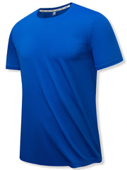 Men's Quick Dry Short Sleeve T-Shirt for Fitness Gym Running Cycling