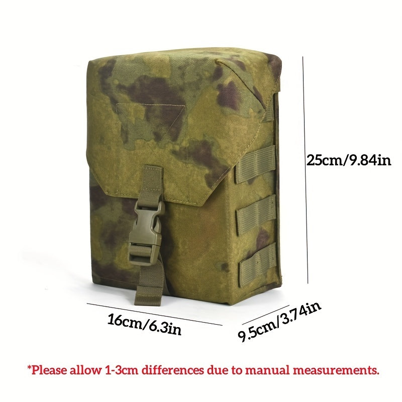 1000D Large Capacity Tactical Molle Pack Accessory Bag, Camouflage Storage Sack