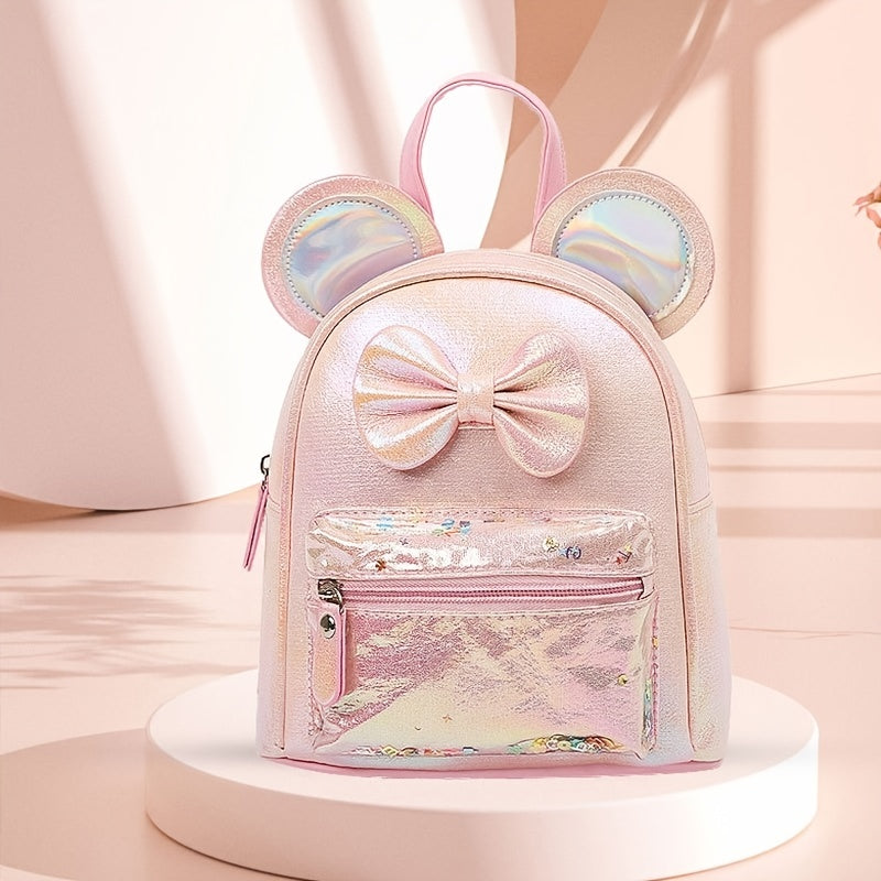 Kids Backpack Cartoon Bowknot Ears Kindergarten Schoolbag