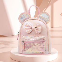 Kids Backpack Cartoon Bowknot Ears Kindergarten Schoolbag