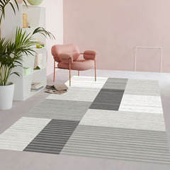 Fluffy Faux Wool Area Rug Non-slip Large Carpet for Living Room Bedroom