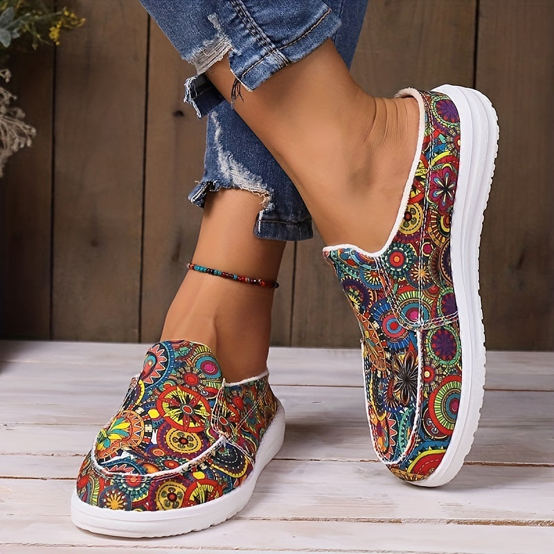 Women's Canvas Shoes Casual Lace Up Outdoor Shoes Lightweight Low Top Sneakers