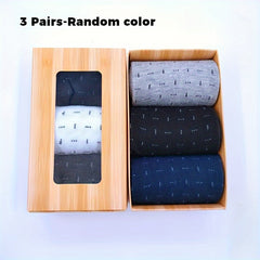3 Pairs Men's Dress Socks Variety Pack