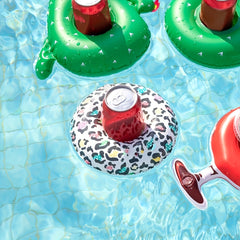 Leopard Print Inflatable Drink Holder