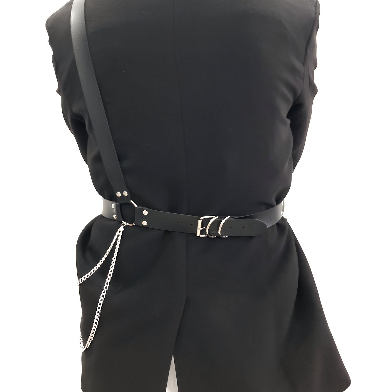 Men's Funny Body Chest Suspender for Suit Jeans