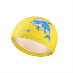 Waterproof Swimming Cap for Kids with Ear Protection