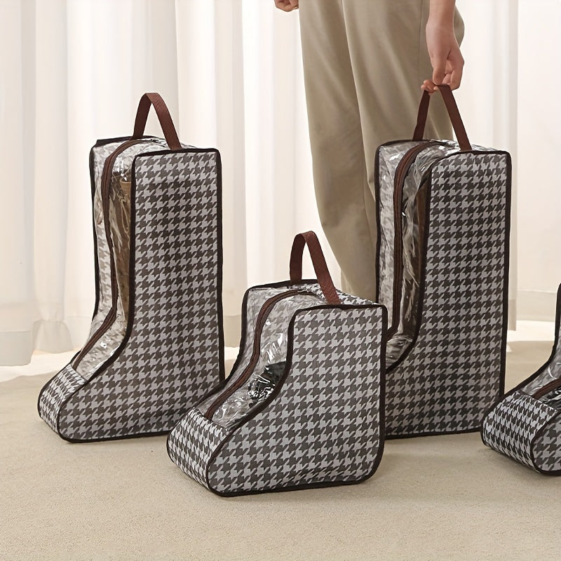 3D Clear Hangable Shoe Storage Bag Waterproof Boots Storage Bag