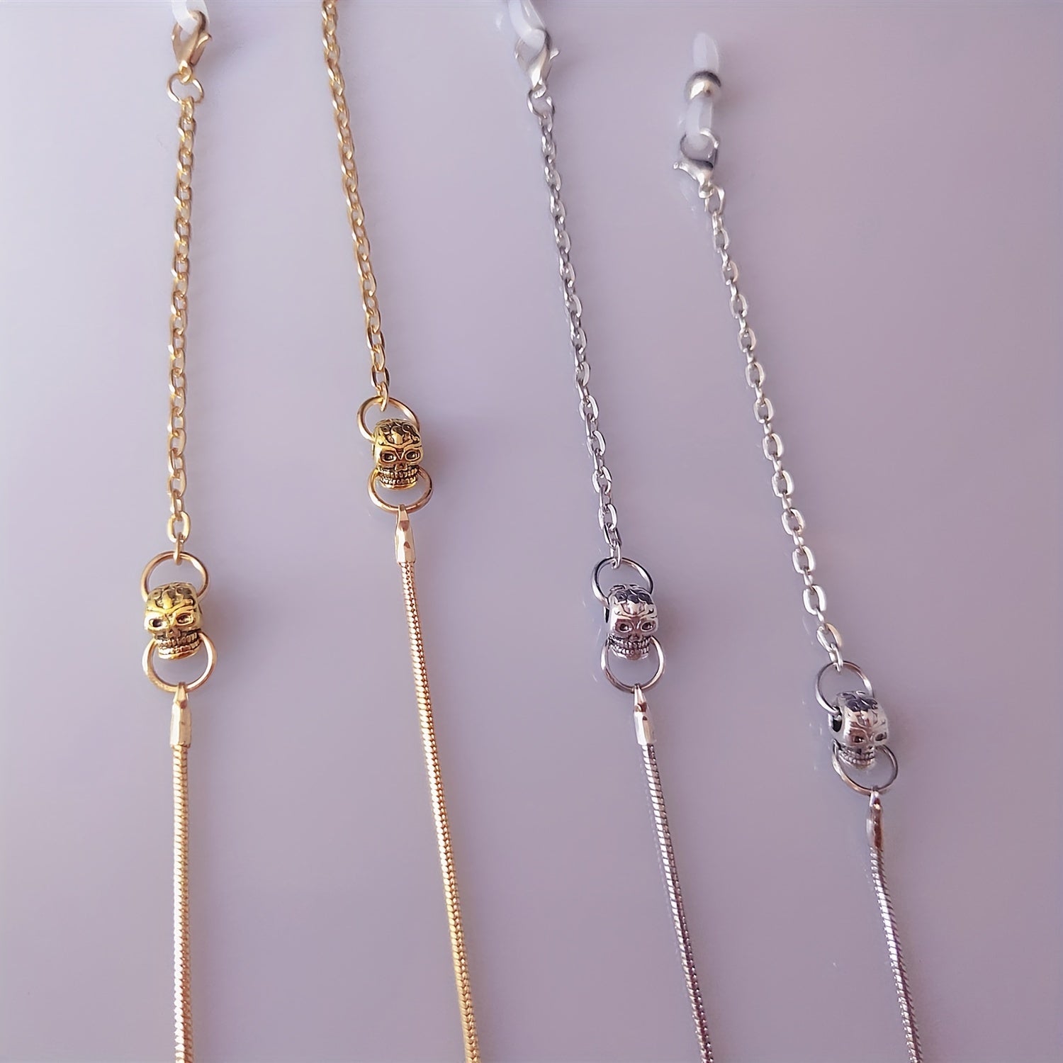 Skull Head Glasses Chain for Men and Women