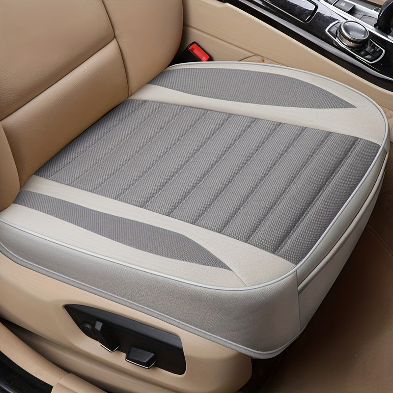 Flax Car Seat Cover Universal Breathable Protection for Sedan & SUV