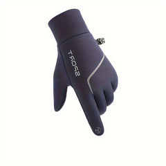 Reflective Waterproof Skiing Gloves Non Slip Touch Screen Gloves